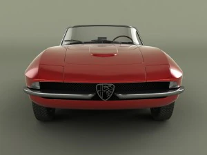 alfa romeo 2600 cabriolet speciale 3D Model