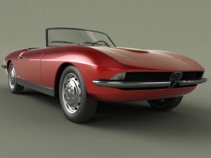 alfa romeo 2600 cabriolet speciale 3D 모델
