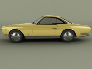 lancia flaminia coupe speciale 3D Модель