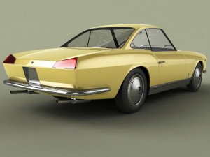 lancia flaminia coupe speciale 3D Модель
