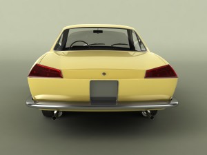 lancia flaminia coupe speciale 3D Модель