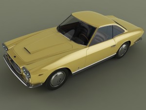 lancia flaminia coupe speciale 3D Модель