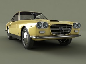 lancia flaminia coupe speciale 3D Модель