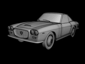 lancia flaminia coupe speciale 3D Модель