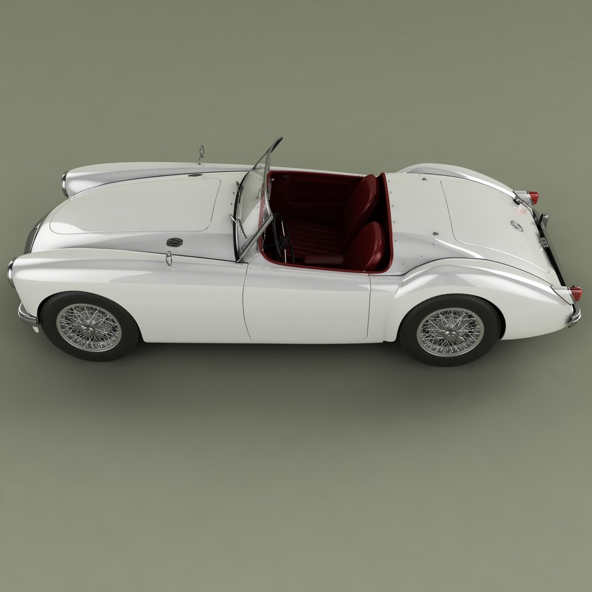 Mg d. Model MG-5211. MG mga Twin cam spidertonka Polistil 1 16.