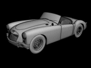 mg mga Modèle 3D
