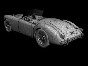 mg mga Modèle 3D