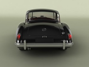 mg mga coupe 3Dモデル