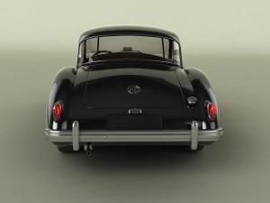 mg mga coupe 3D Model