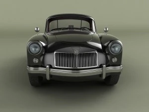 mg mga coupe 3D Model