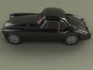 mg mga coupe 3D Model