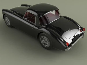 mg mga coupe 3D Model