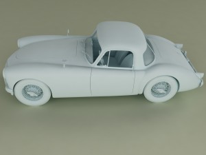 mg mga coupe 3Dモデル