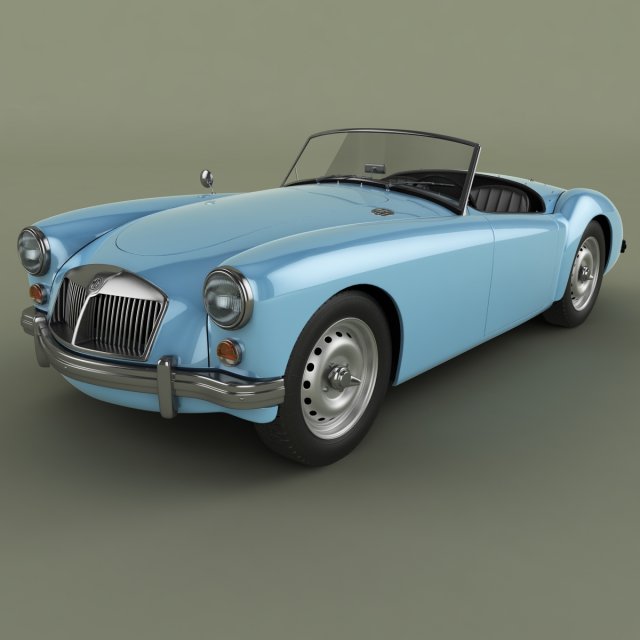 mg mga mk2 Modelo 3D .c4d .max .obj .3ds .fbx .stl .blend