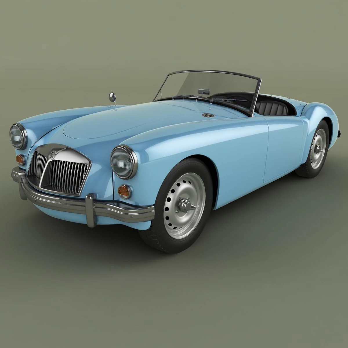 mg mga mk2 3D Model .c4d .max .obj .3ds .fbx .stl .blend 