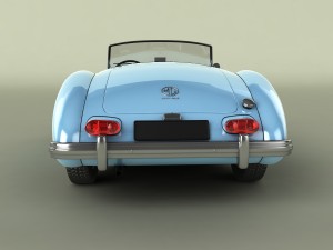 mg mga mk2 Modelo 3D