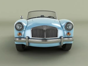 mg mga mk2 3D Model