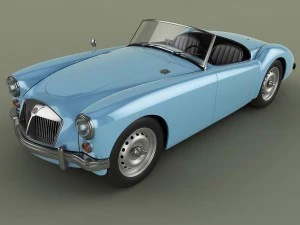 mg mga mk2 3D Model