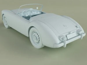 mg mga mk2 3D Model