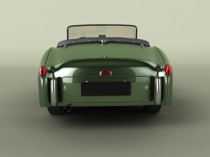triumph tr2 3D 모델