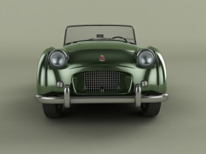 triumph tr2 3D 모델