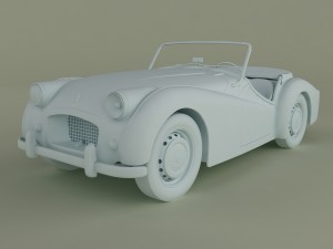 triumph tr2 3D 모델