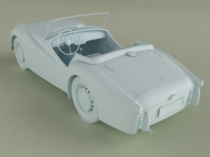 triumph tr2 3D 모델