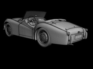triumph tr2 3D 모델