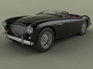 Austin Healey 100-4 Modello 3D