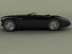 austin-healey 100-4 Model 3D