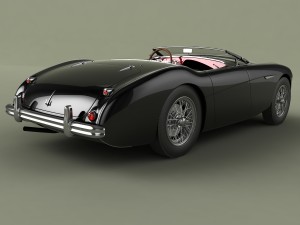 austin-healey 100-4 Model 3D