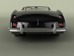 austin-healey 100-4 Model 3D