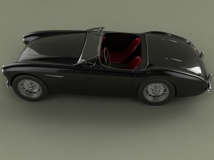 austin-healey 100-4 Model 3D