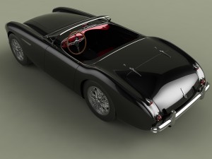 austin-healey 100-4 Model 3D