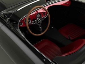 austin-healey 100-4 Model 3D
