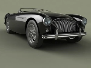 austin-healey 100-4 3D Model