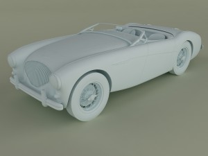 austin-healey 100-4 Model 3D