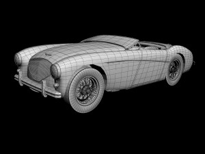 austin-healey 100-4 Model 3D
