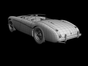 austin-healey 100-4 Model 3D