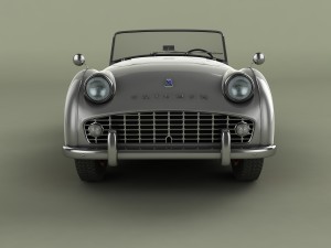 triumph tr3 Modello 3D