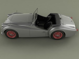 triumph tr3 Modello 3D