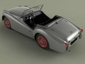 triumph tr3 3D Model