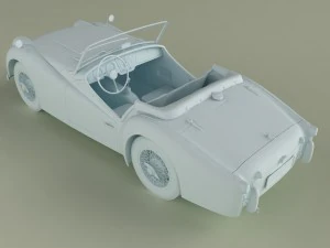triumph tr3 3D Model