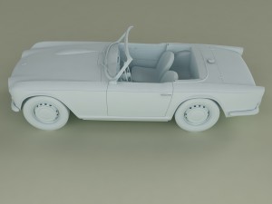 triumph tr4 Model 3D