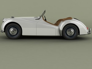 triumph tr1 prototype 3D Model