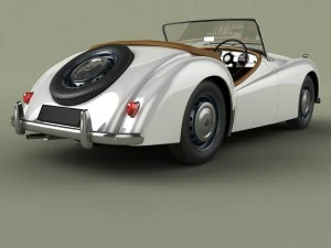triumph tr1 prototype 3D Model