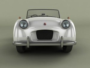 triumph tr1 prototype 3D Model
