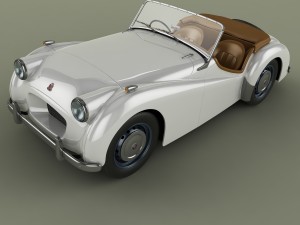 triumph tr1 prototype 3D Model