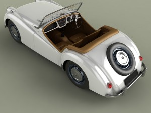 triumph tr1 prototype 3D Model