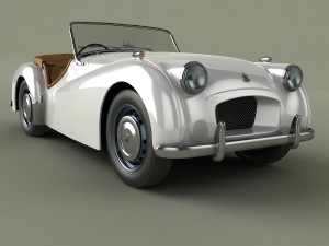 triumph tr1 prototype 3D Model